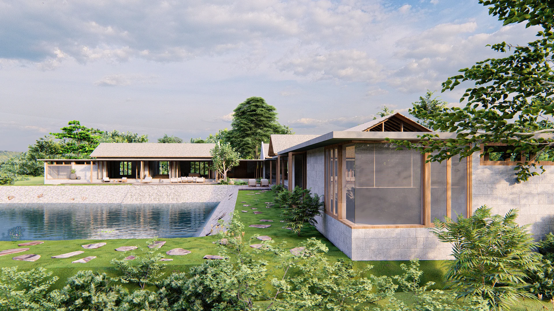 Gutta Farm House, project view 13