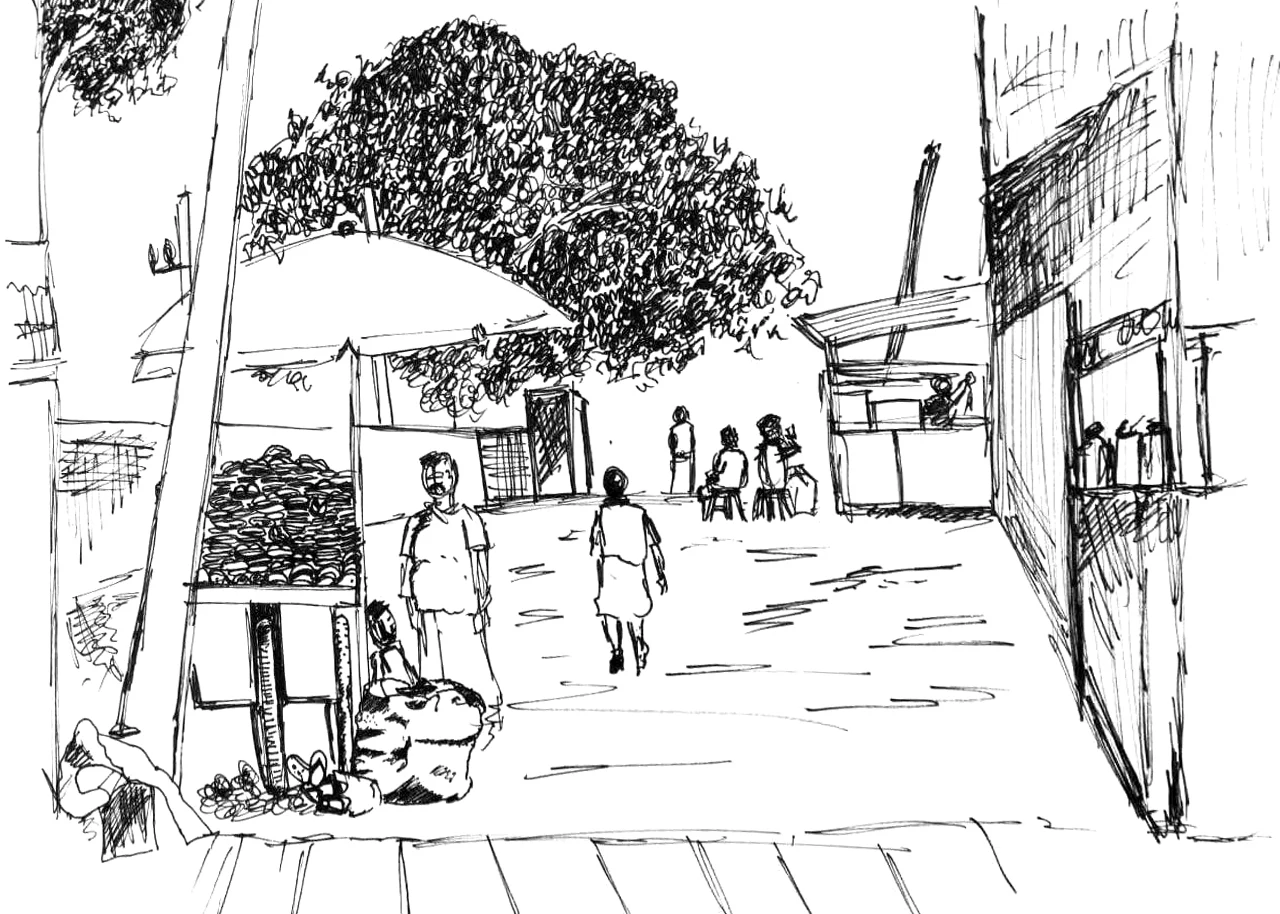 Urban Sketching, artwork 5 by Abhijith