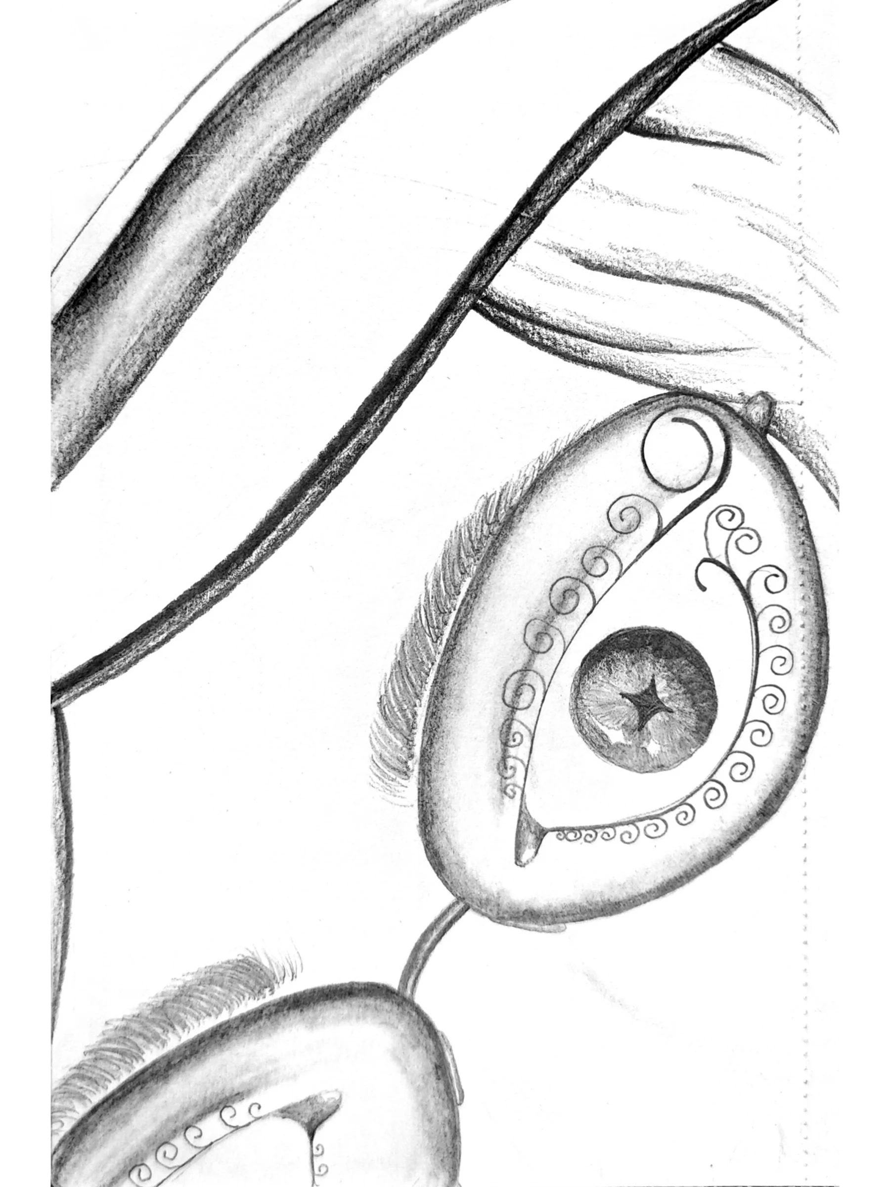 Sketches 03 - Beauty, artwork 1 by Abhijith