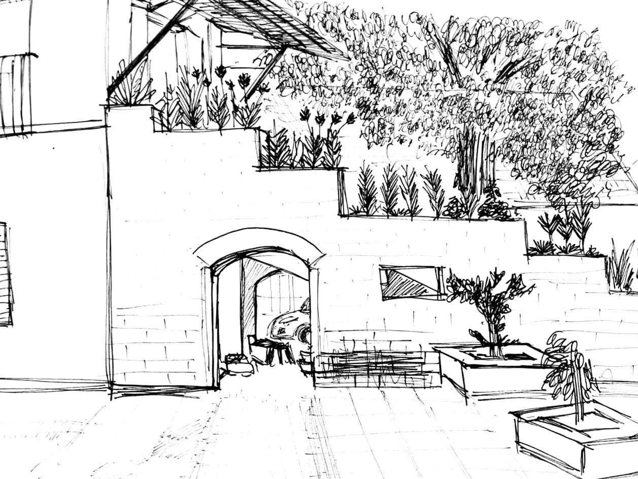 Urban Sketching, artwork 4 by Abhijith