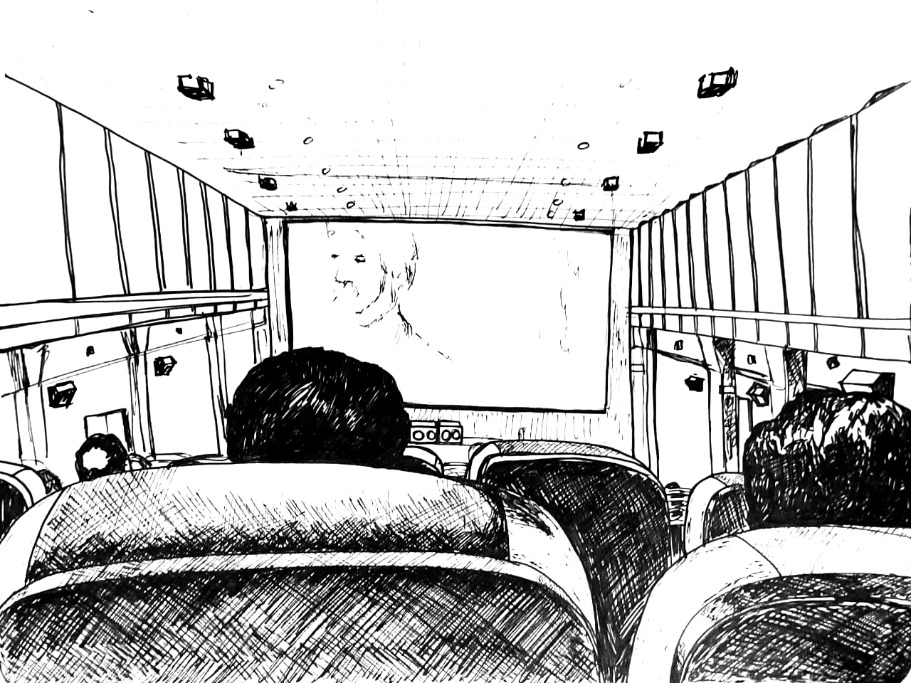 Vacation Sketches, artwork 7 by Abhijith