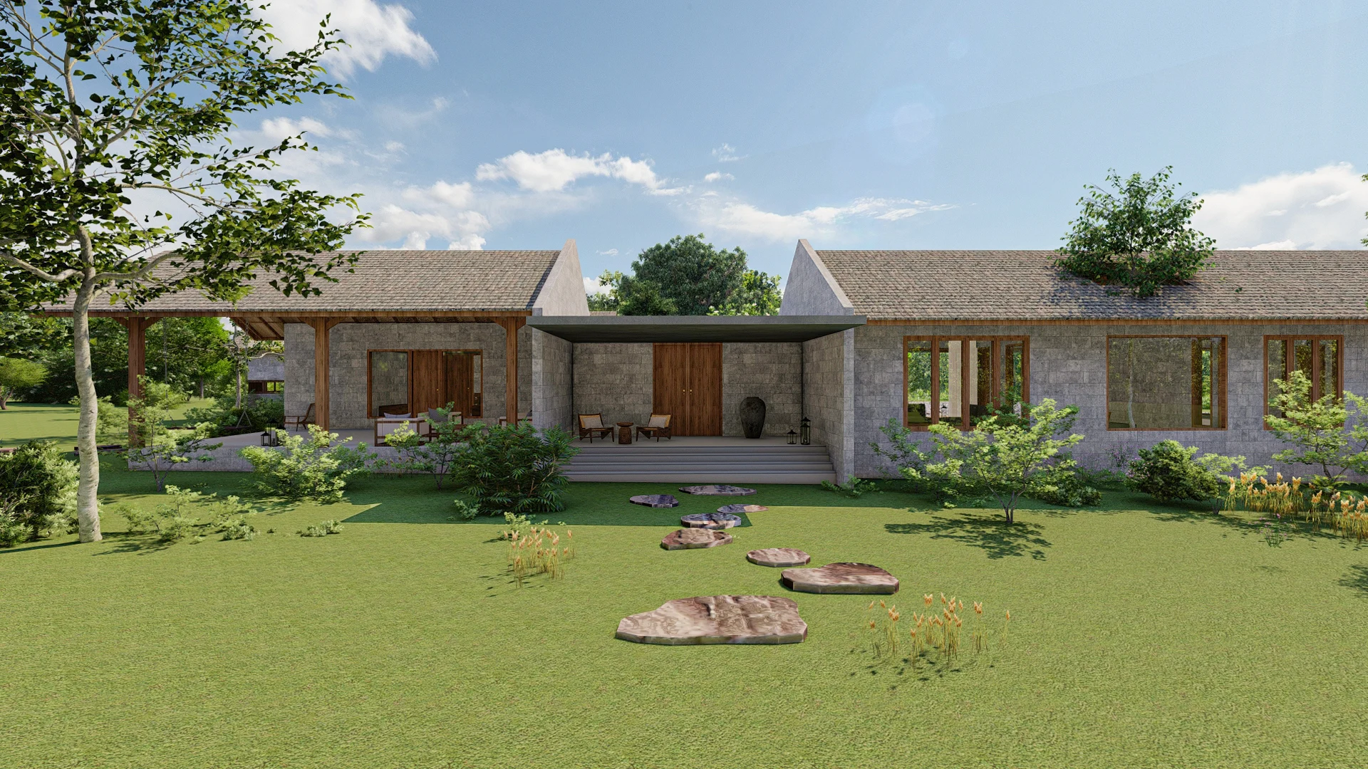 Gutta Farm House, project view 20
