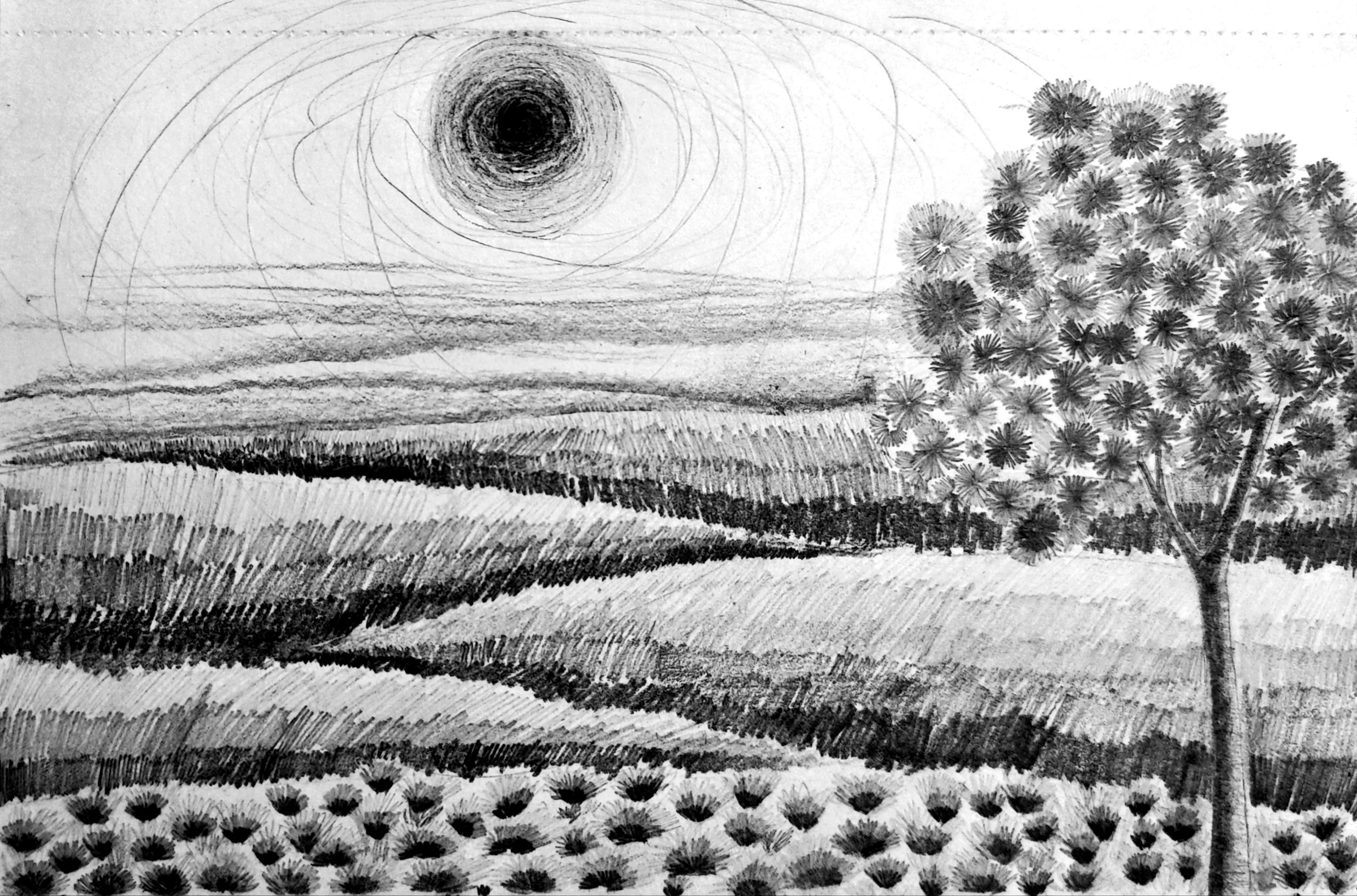 Sketches 04 - Otherworldly, artwork 1 by Abhijith