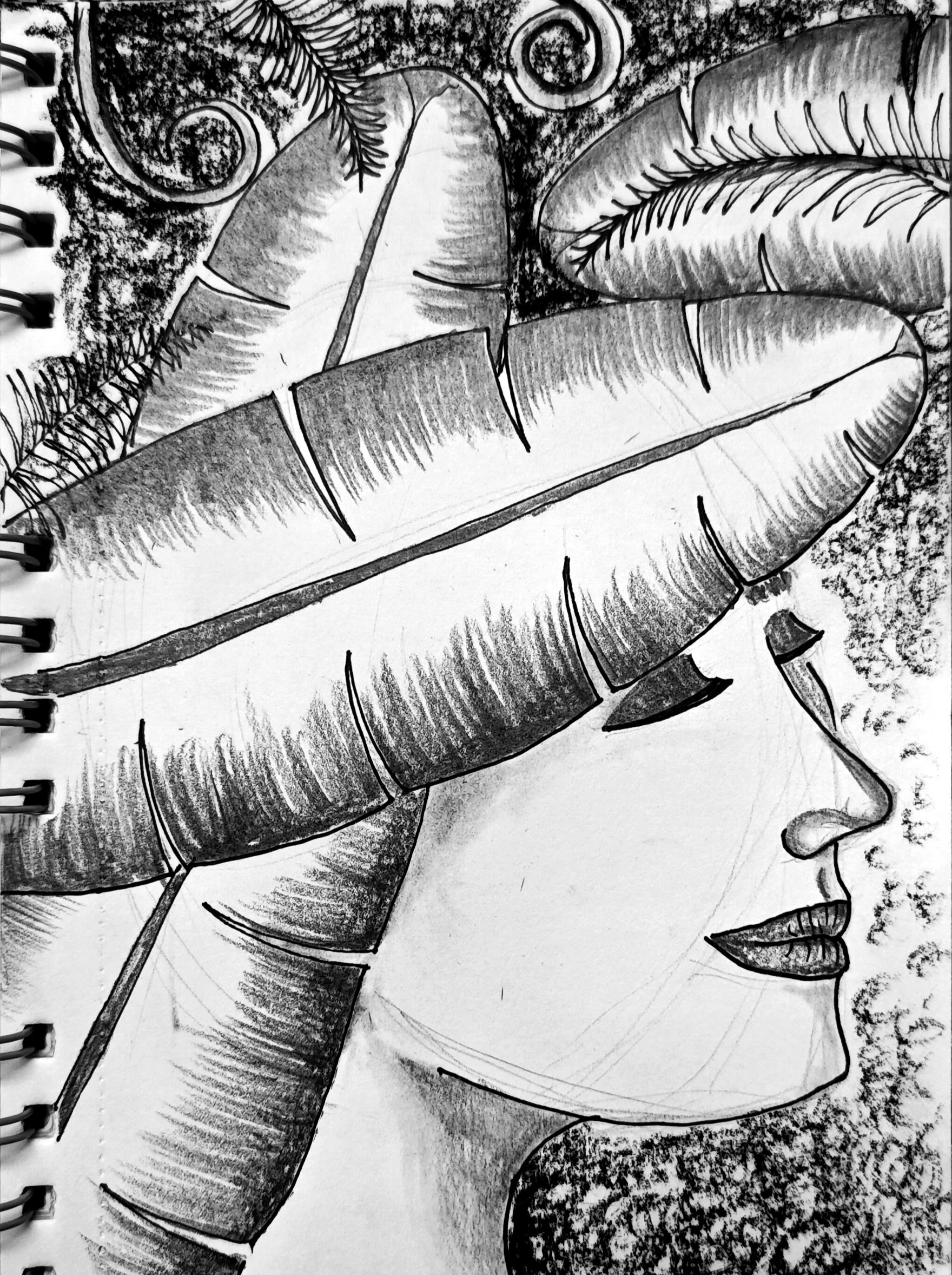 Sketches 03 - Beauty, artwork 5 by Abhijith