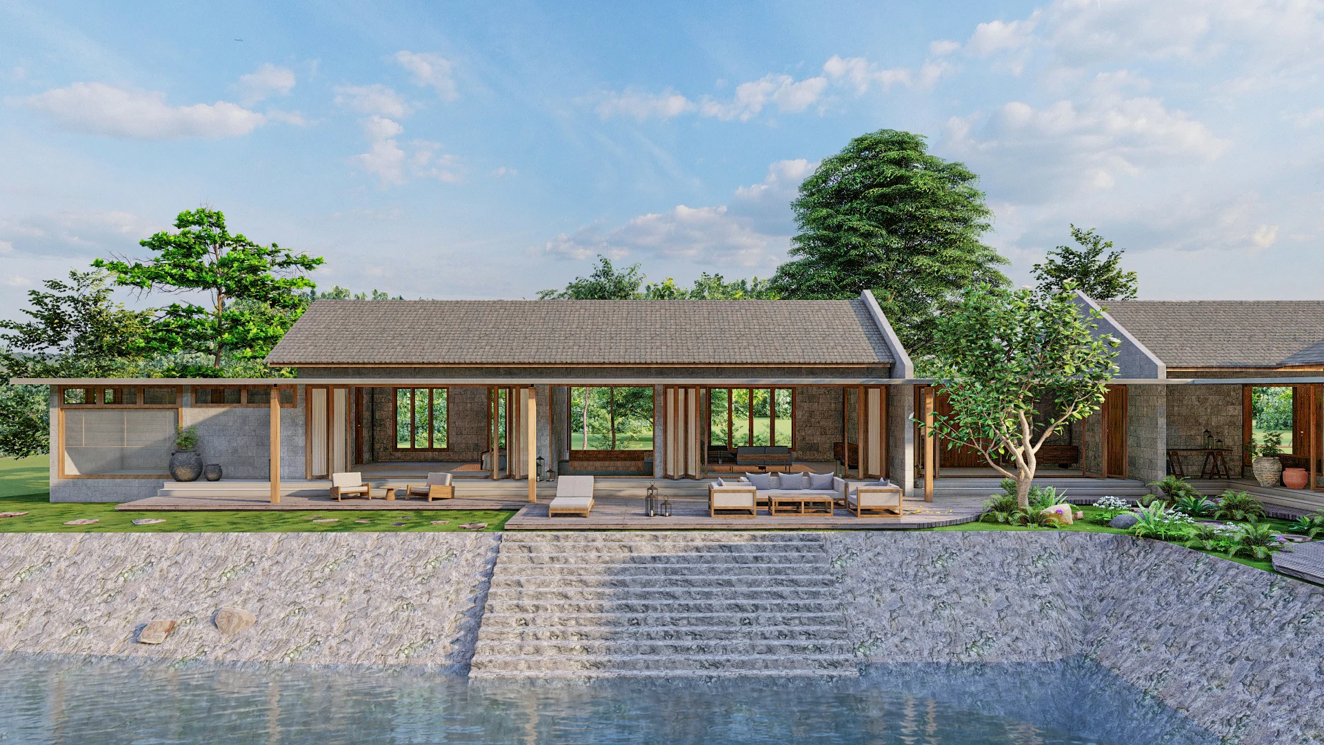 Gutta Farm House, project view 10
