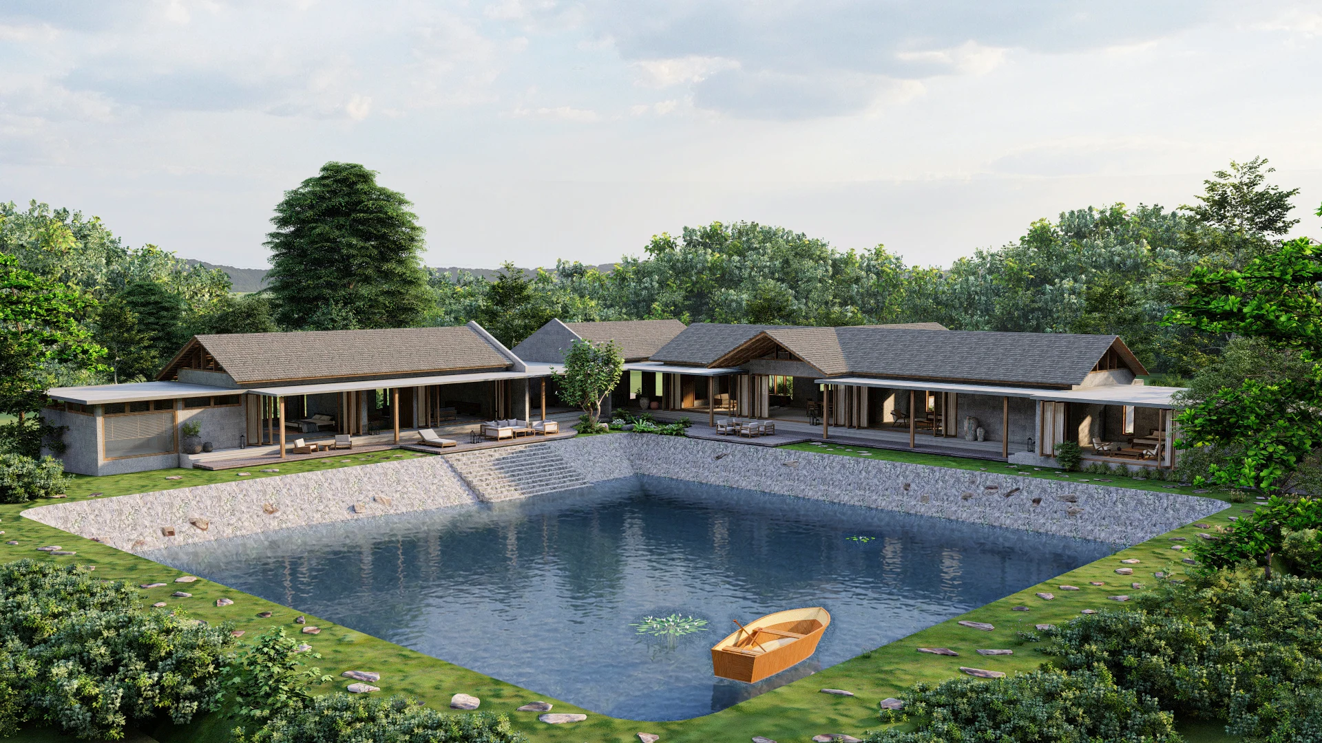 Gutta Farm House, project view 9