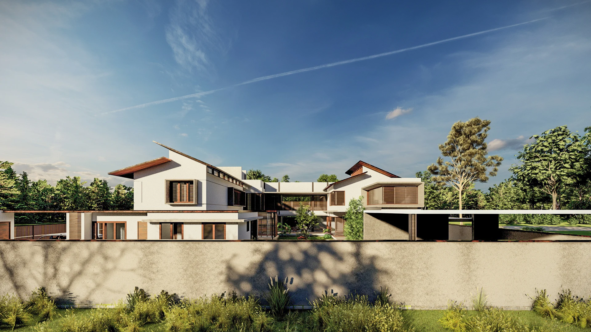 Garden Villa, project view 4