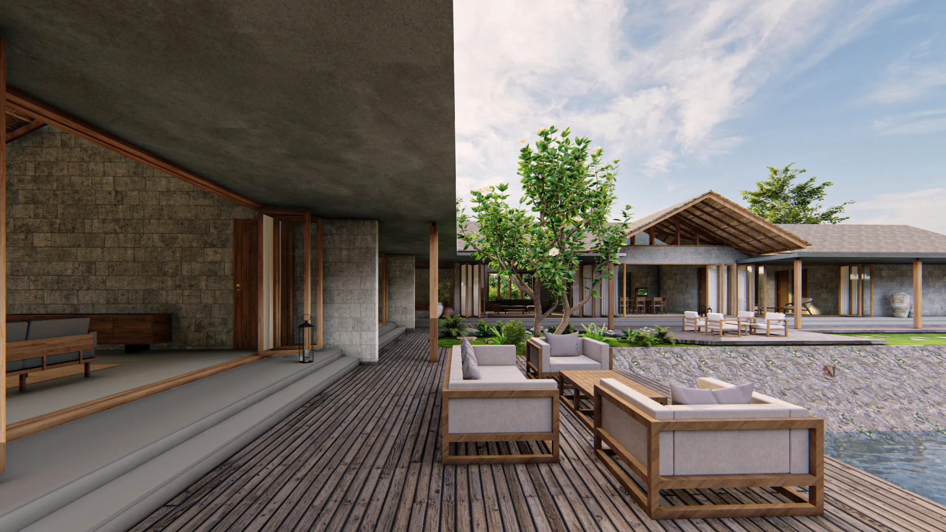 Gutta Farm House, project view 15