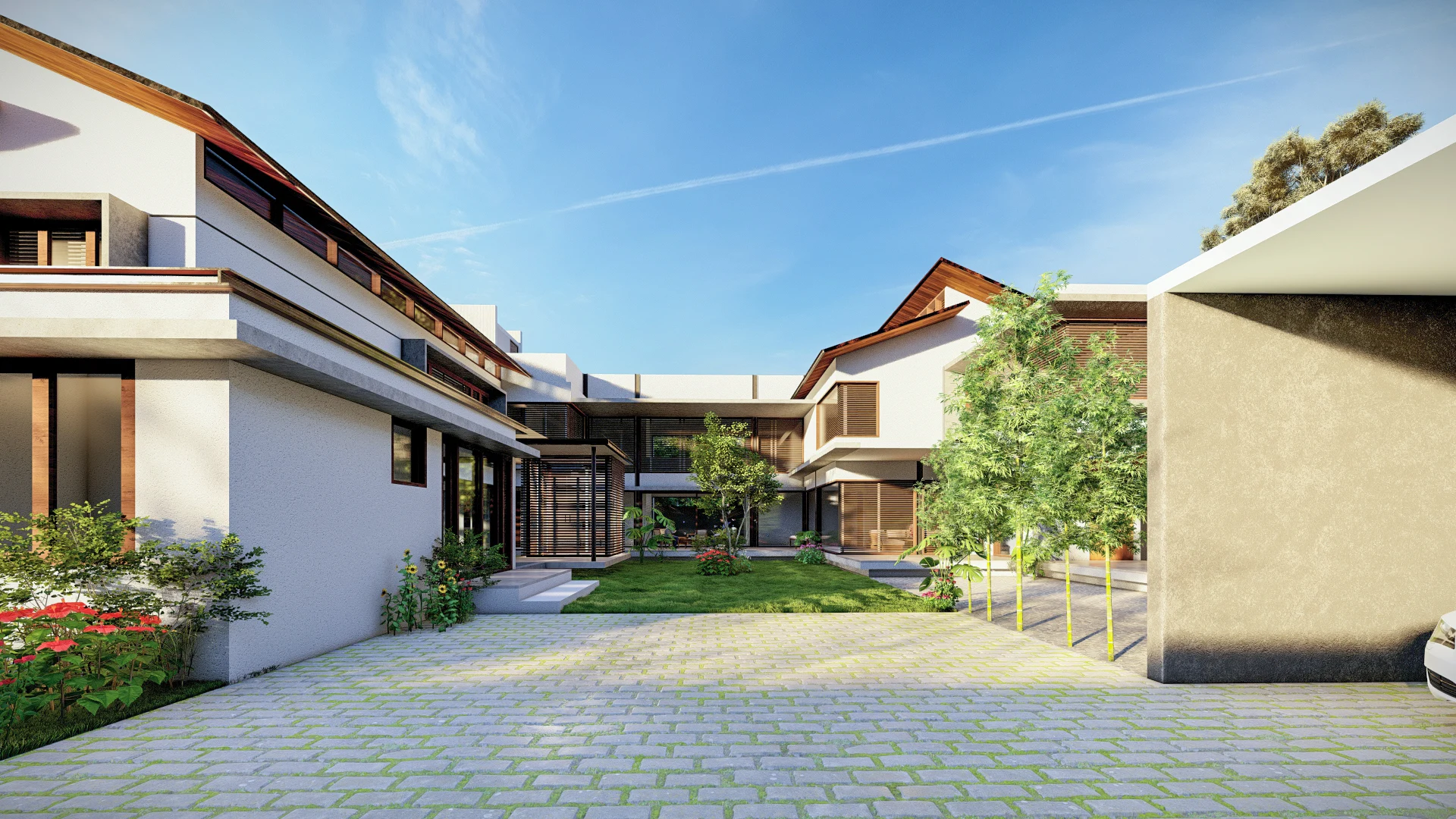 Garden Villa, project view 3