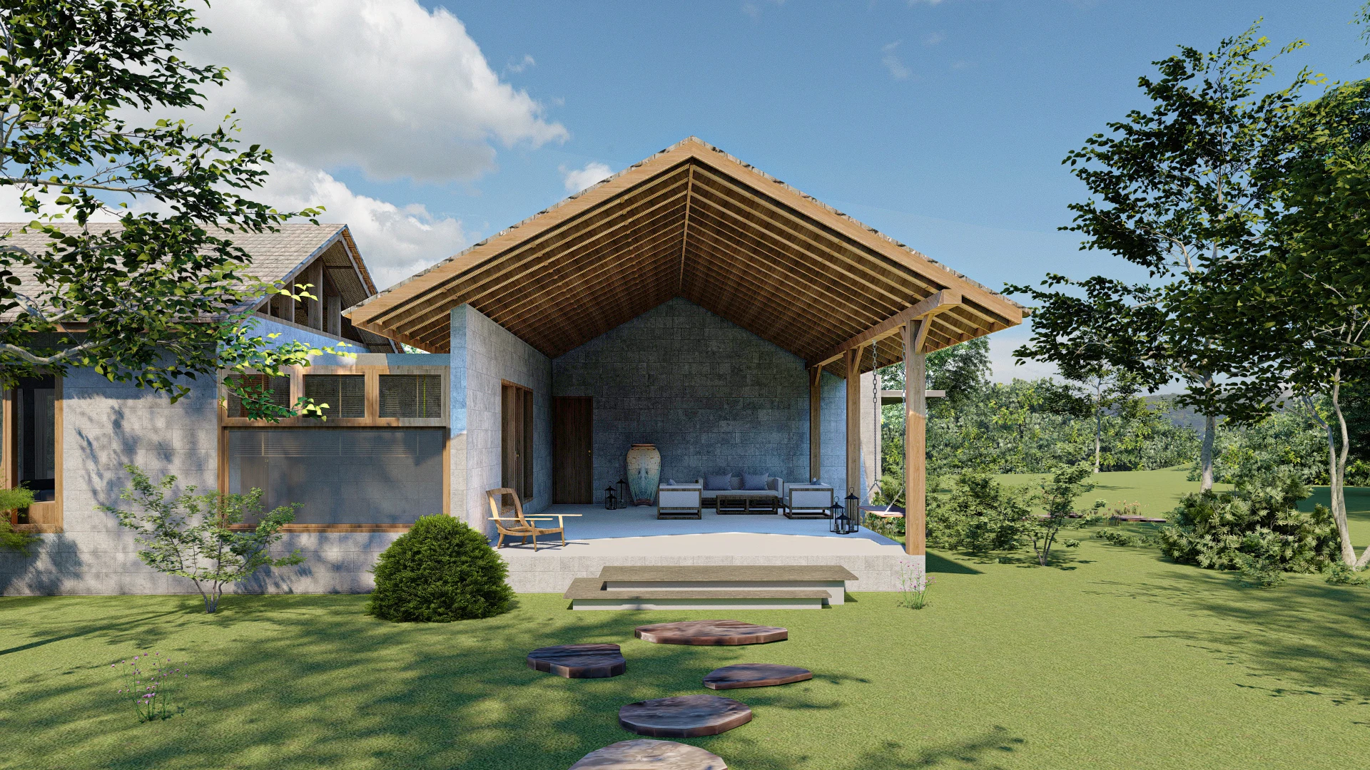 Gutta Farm House, project view 19