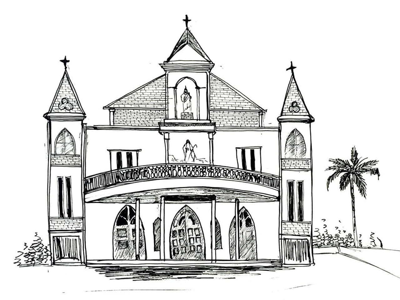 Vacation Sketches, artwork 6 by Abhijith