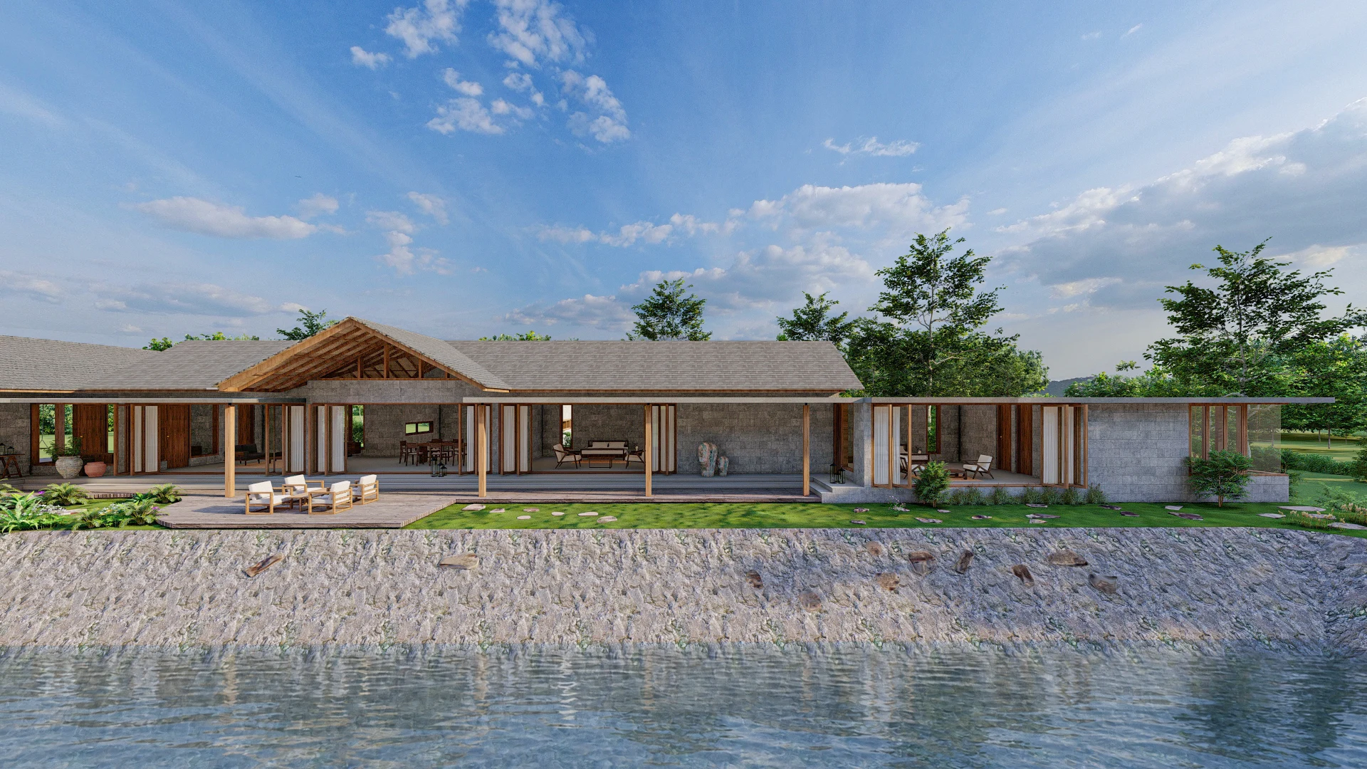 Gutta Farm House, project view 2