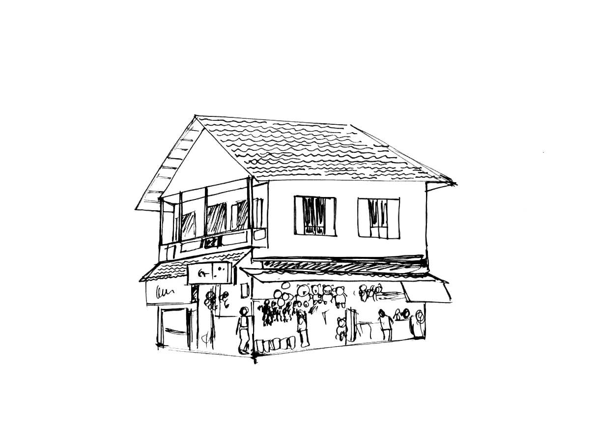 Urban Sketching, artwork 1 by Abhijith