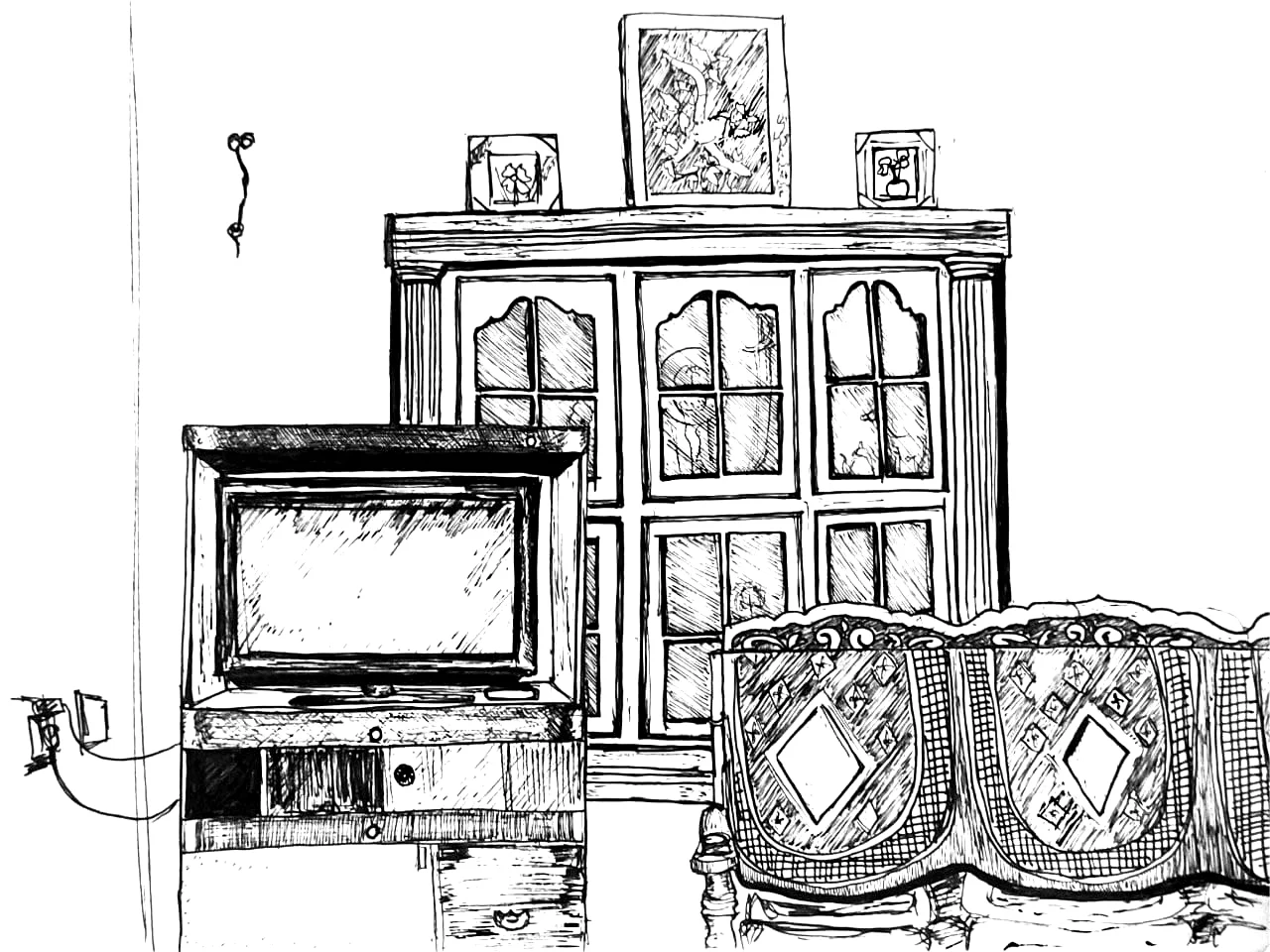 Vacation Sketches, artwork 1 by Abhijith