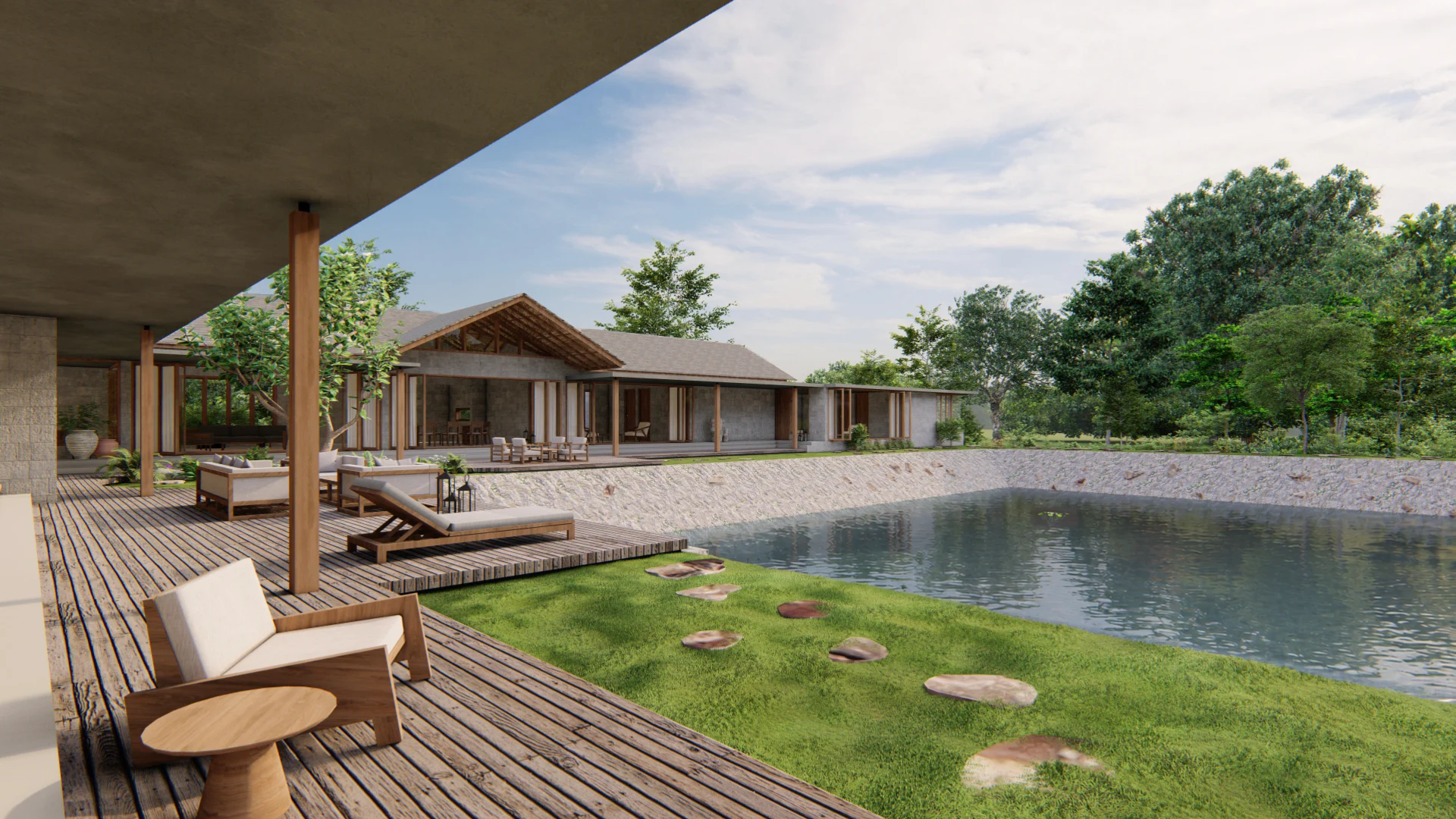Gutta Farm House, project view 4