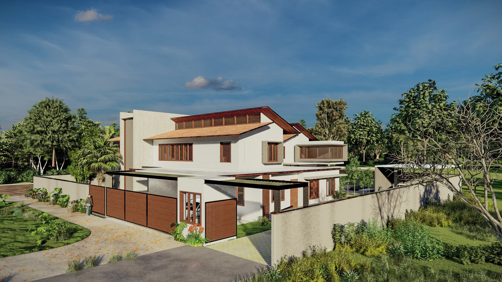 Garden Villa, project view 5