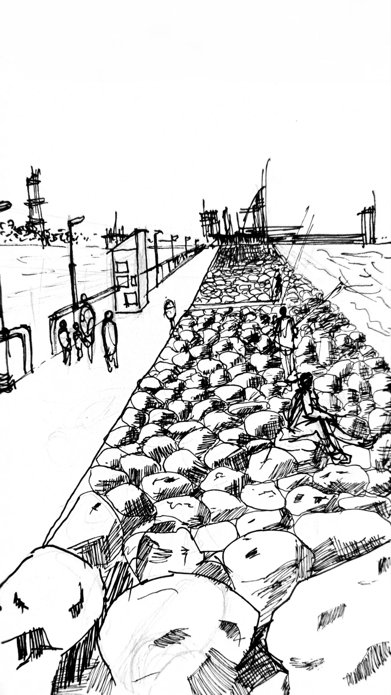 Sketches 07 - Duabi 01, artwork 2 by Abhijith
