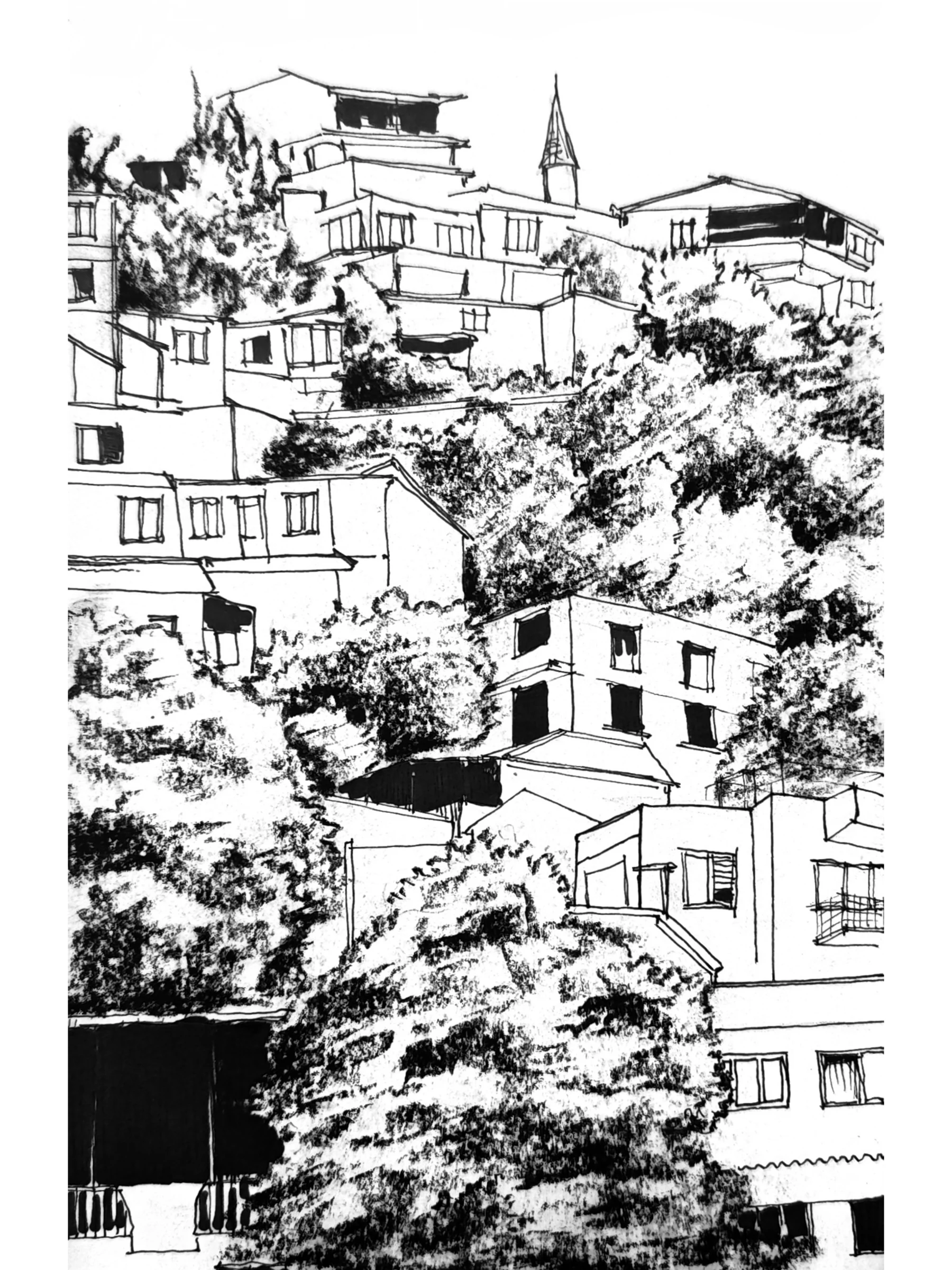 Sketches 01 - Travel, artwork 3 by Abhijith