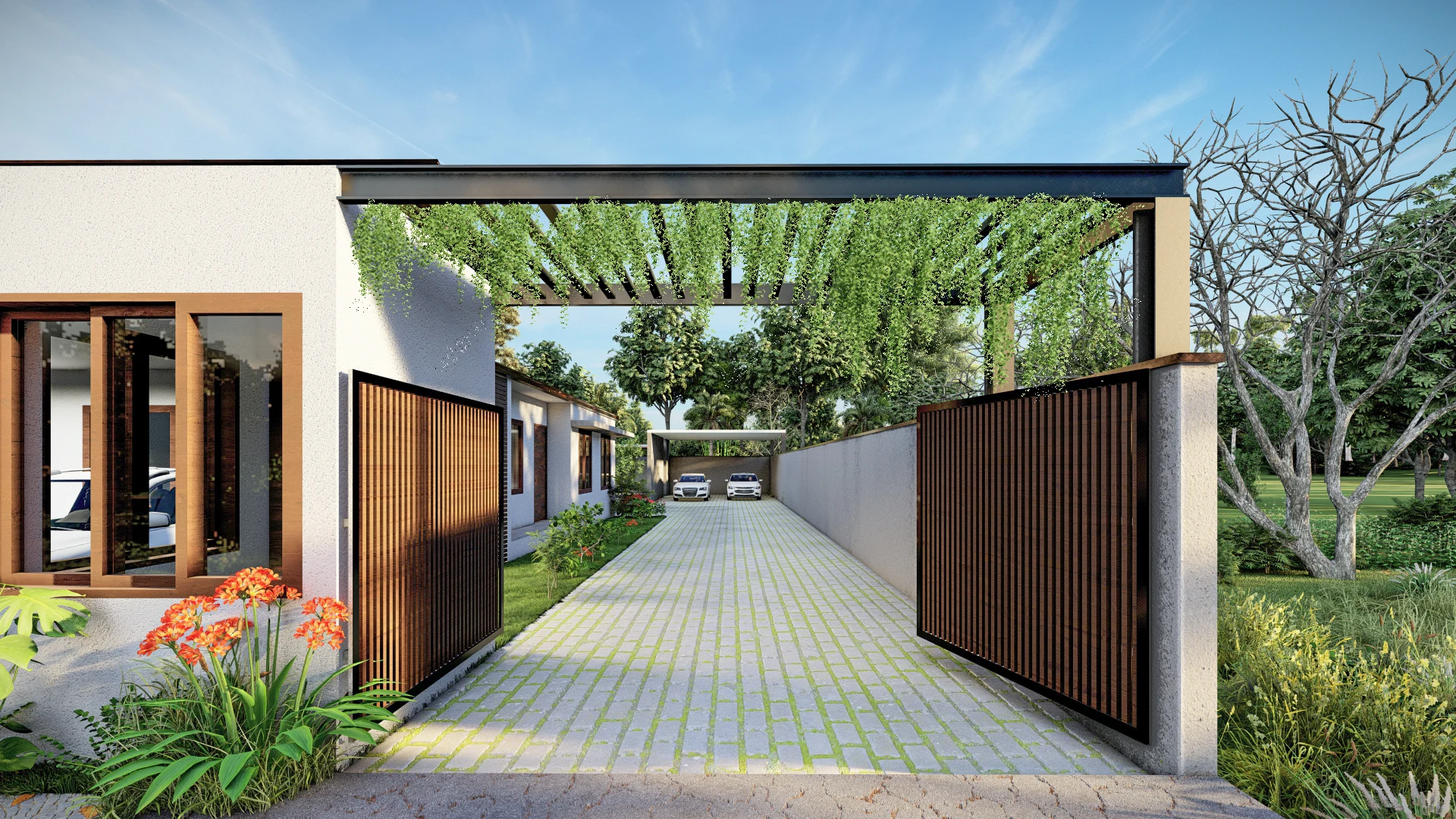 Garden Villa, project view 7