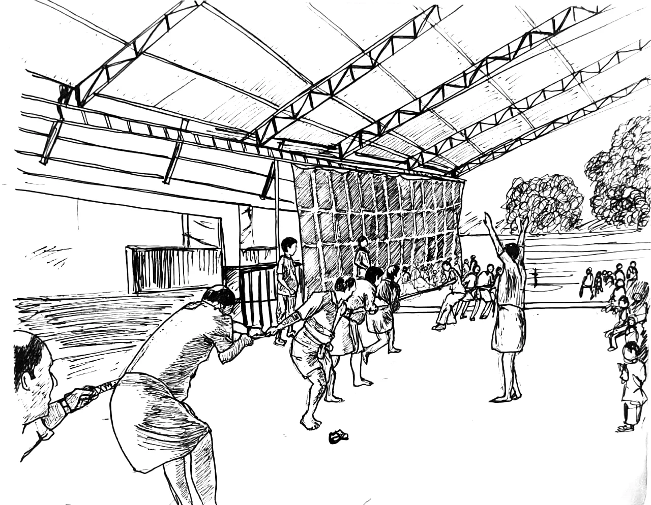 Vacation Sketches, artwork 5 by Abhijith